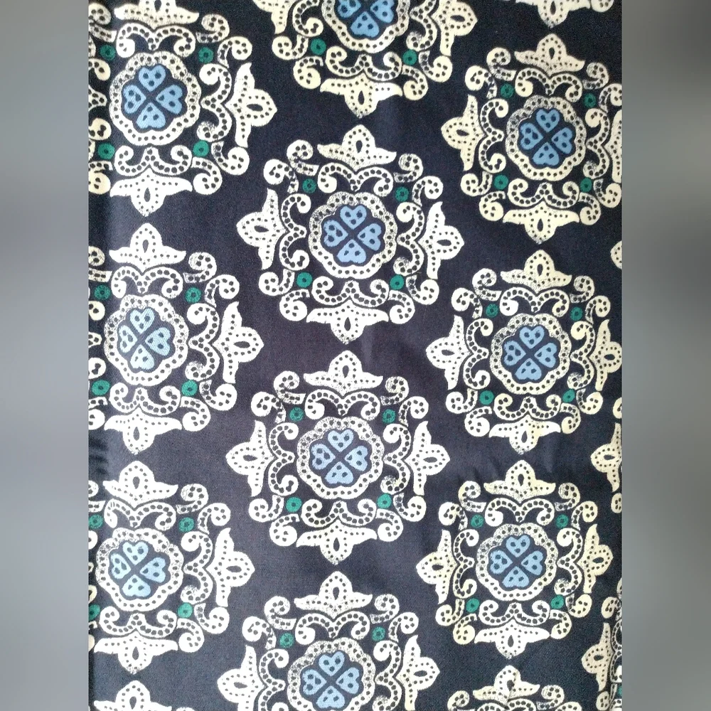 2 Yards NEW Fabric Home Decor DELHI Blue Ty Pennington Impressions